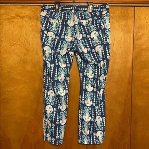 Lilly Pulitzer Coconut Walk Crop - Jelly Fish